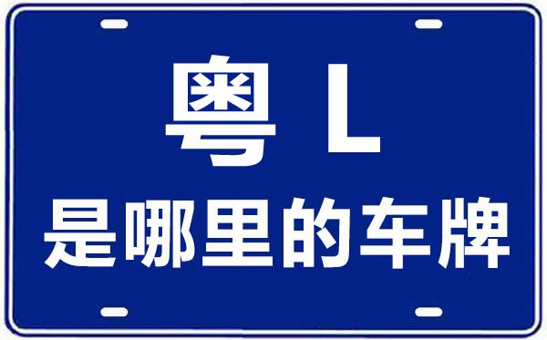 粤L是哪里的车牌号,惠州的车牌号是粤什么